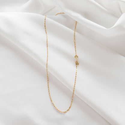 EVERYDAY TWISTED CHAIN ​​NECKLACE - GOLD