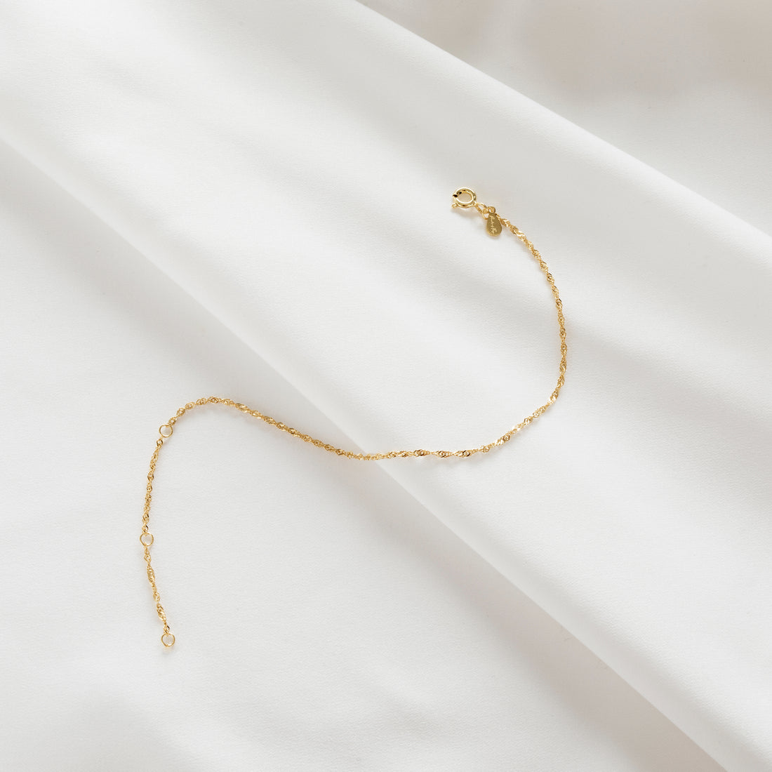 EVERYDAY TWISTED CHAIN ​​BRACELET - GOLD