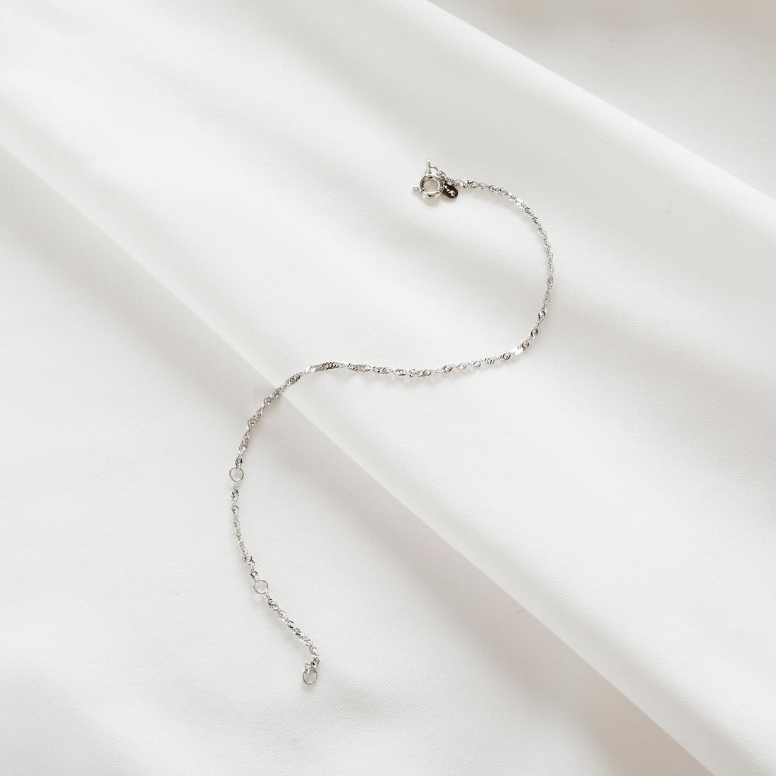 EVERYDAY TWISTED CHAIN ​​BRACELET - SILVER