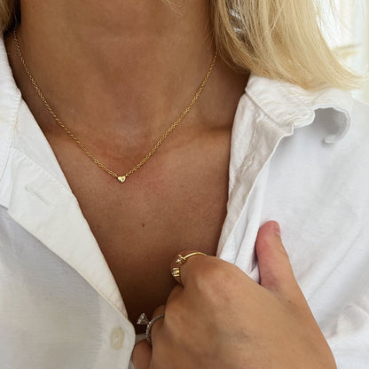 MINI HEART NECKLACE - GOLD