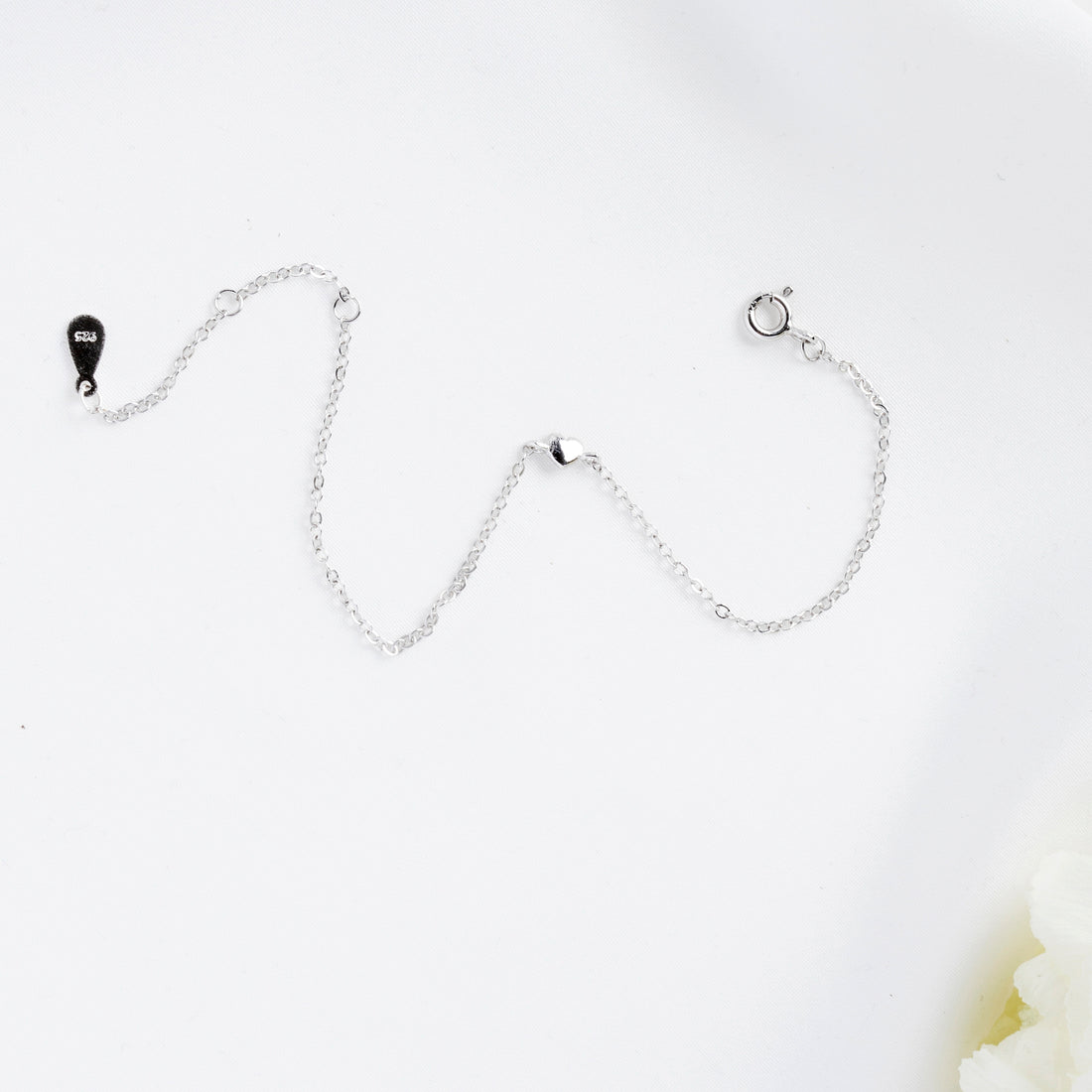 MINI HEART BRACELET - SILVER