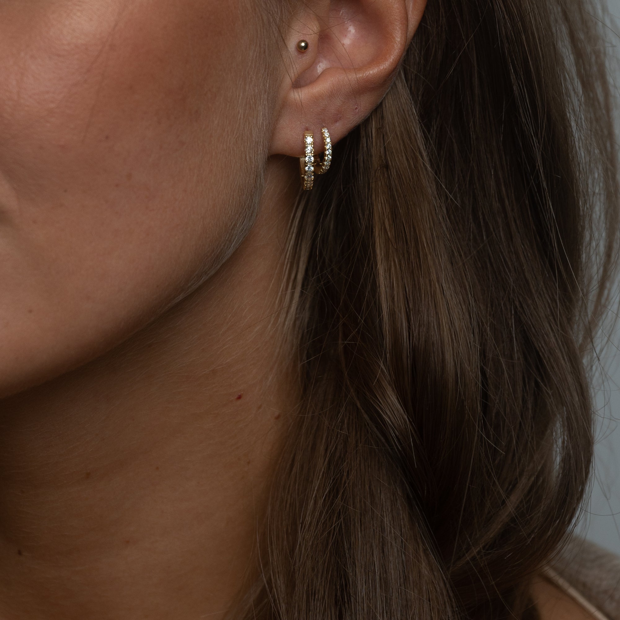 GRACE HOOPS MINI - SILVER